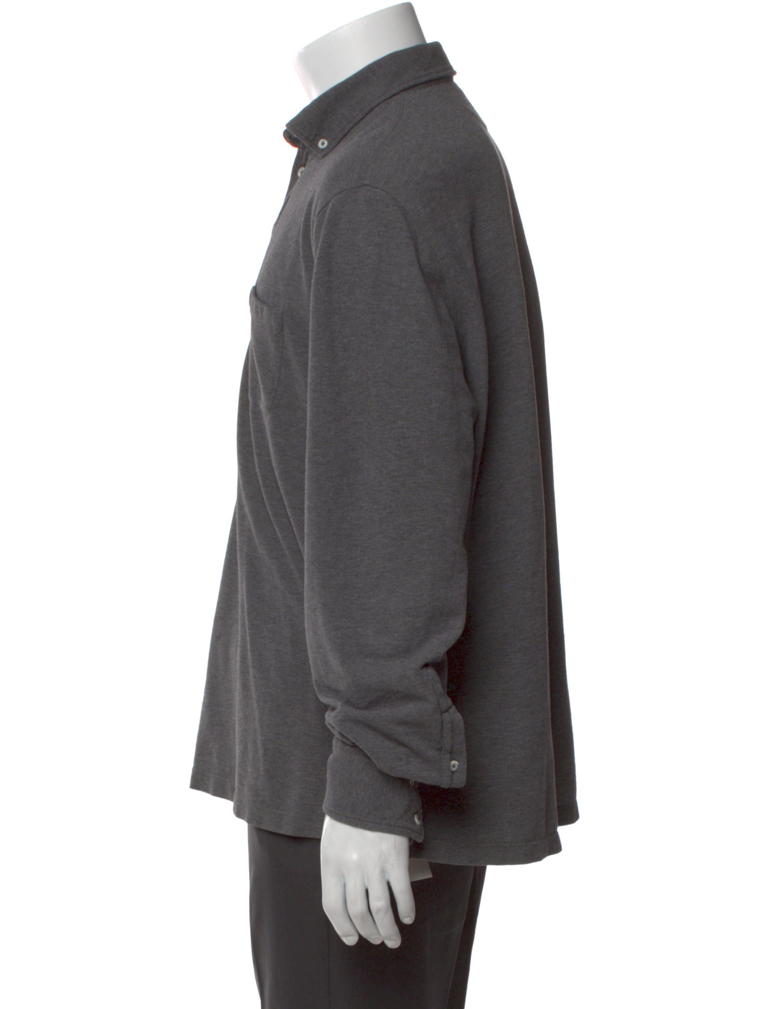 Brunello Cucinelli Collar Long Sleeve Polo Shirt
