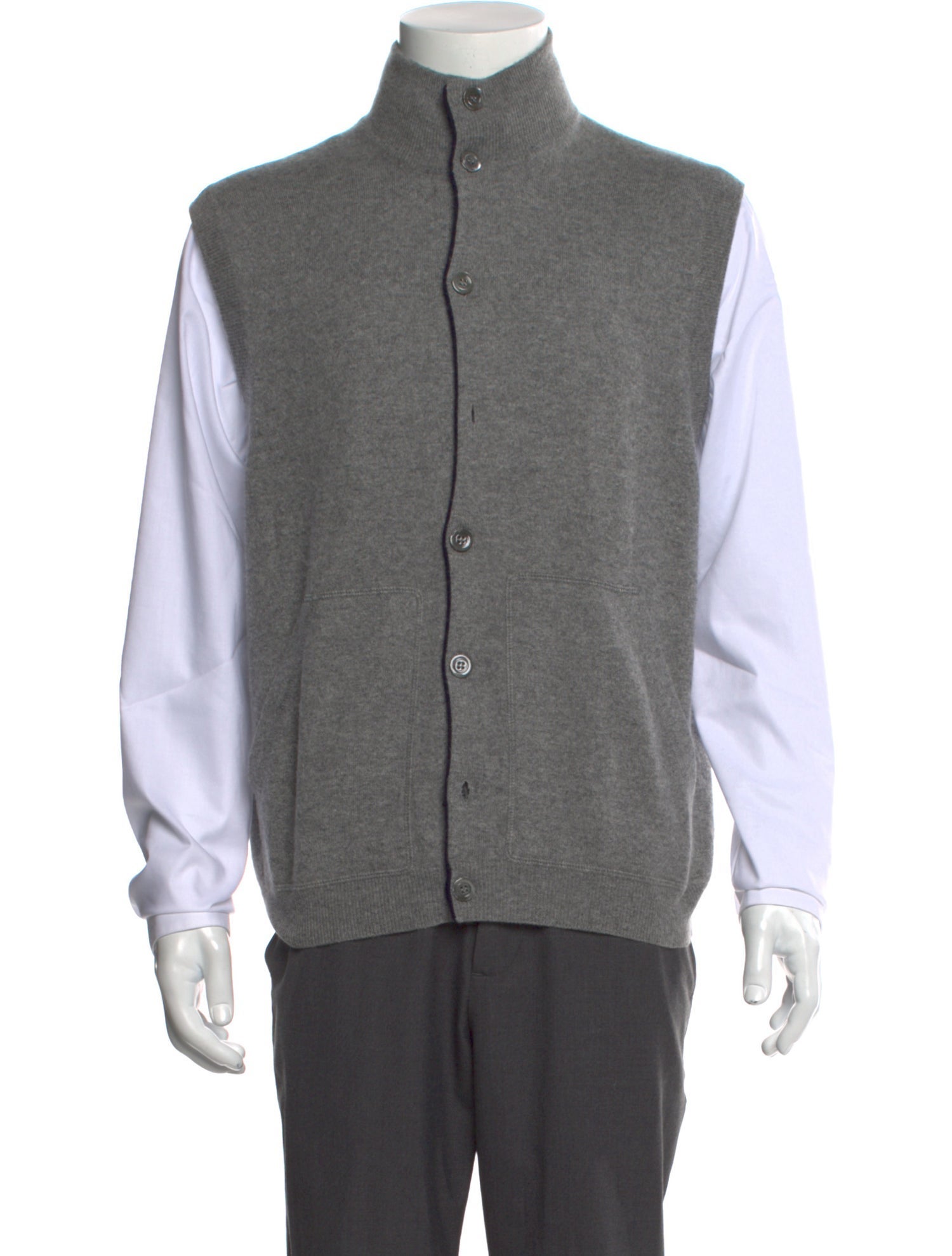Brunello Cucinelli Cashmere Turtleneck Sweater Vest