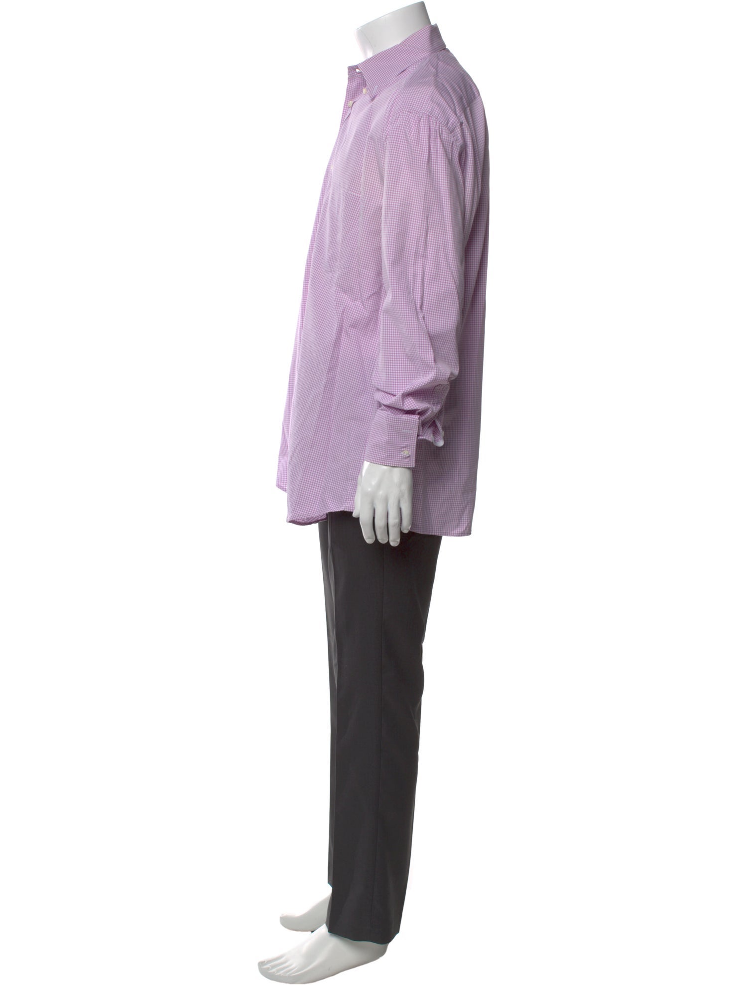 Brunello Cucinelli Plaid Print Long Sleeve Shirt