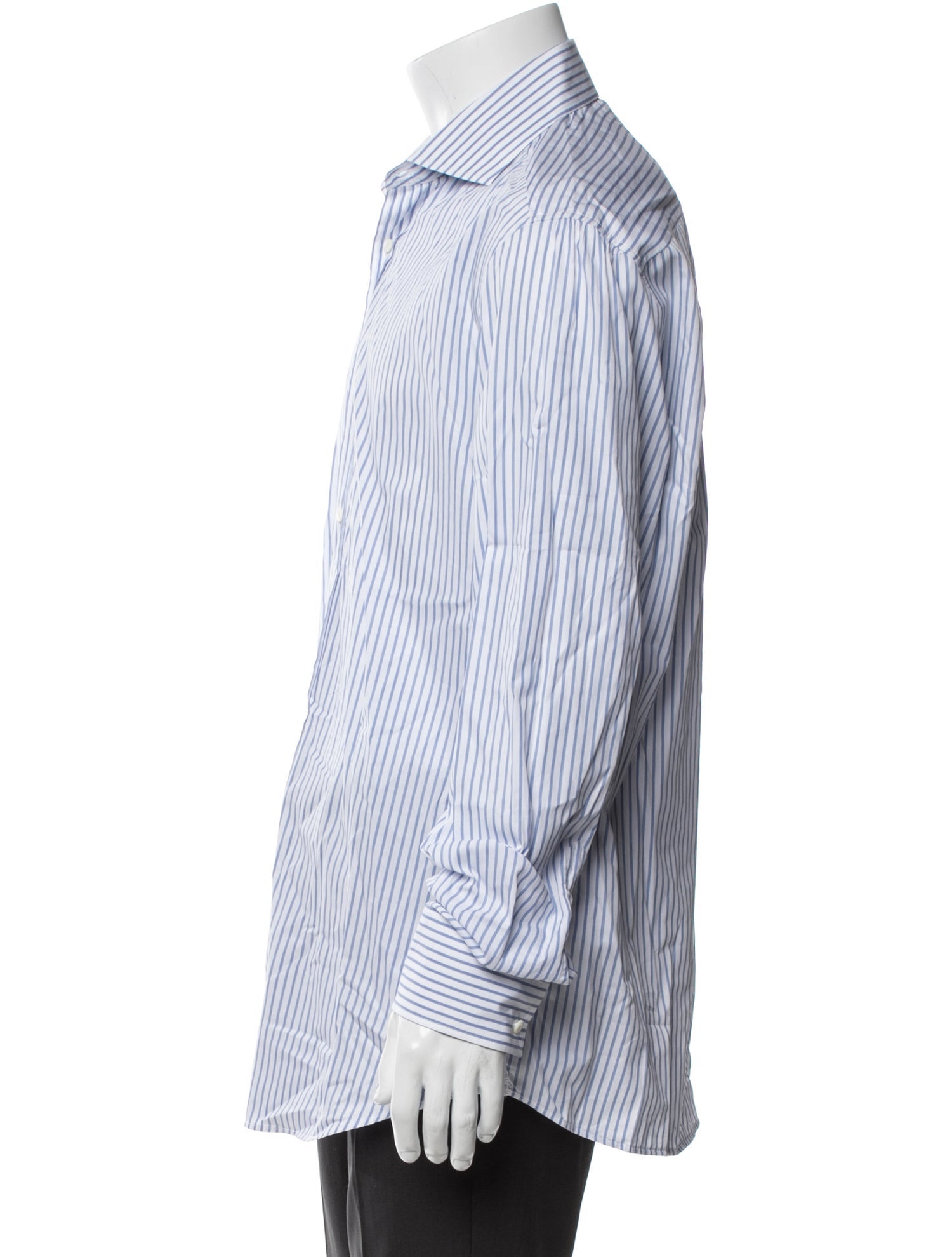Brunello Cucinelli Striped Long Sleeve Shirt