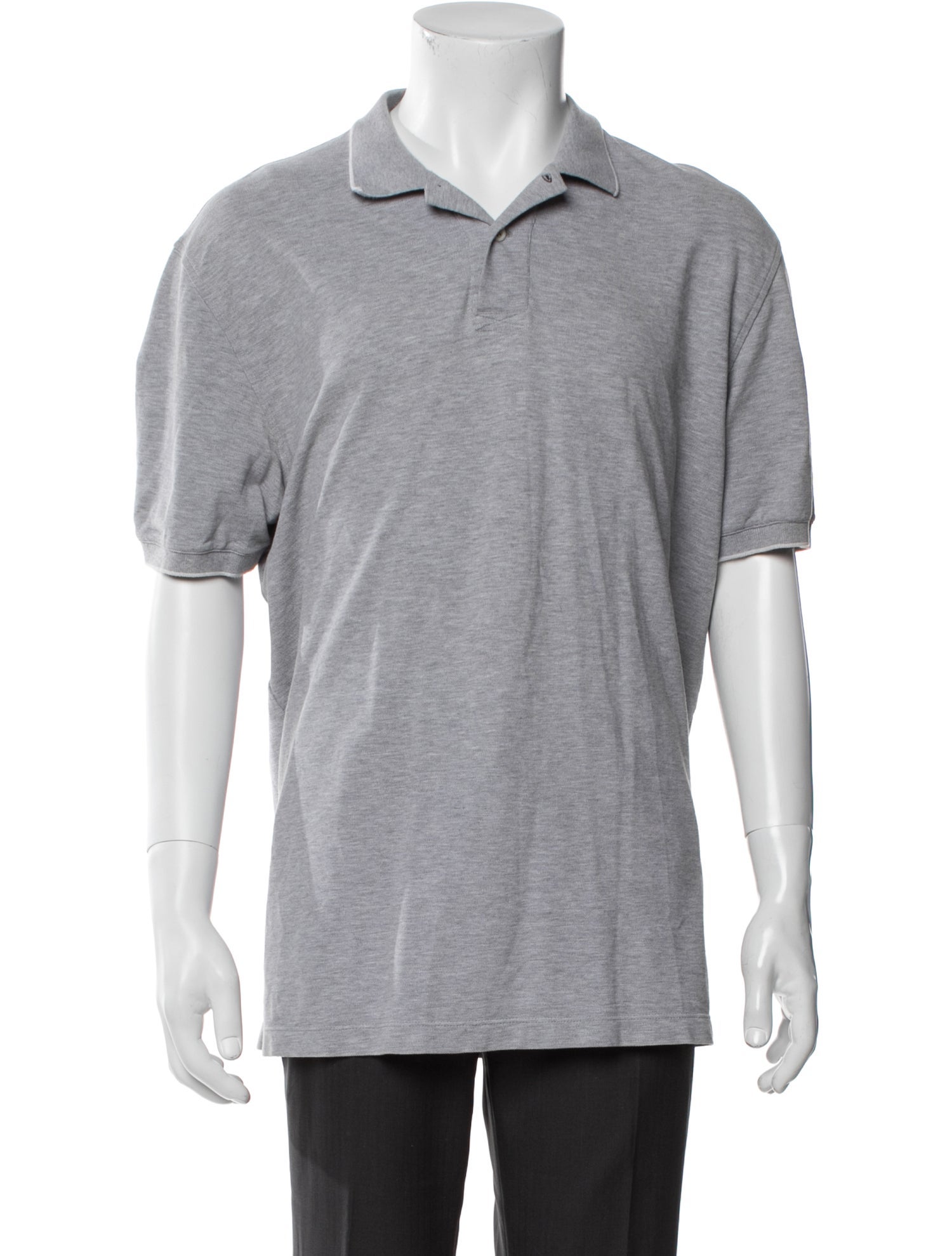 Brunello Cucinelli V-Neck Short Sleeve Polo Shirt