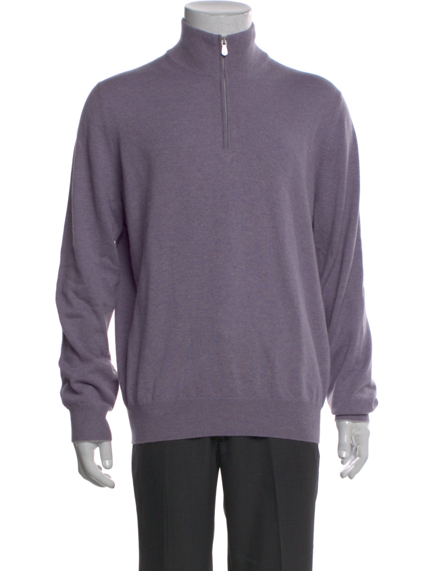 Brunello Cucinelli Cashmere Turtleneck Polo Sweater