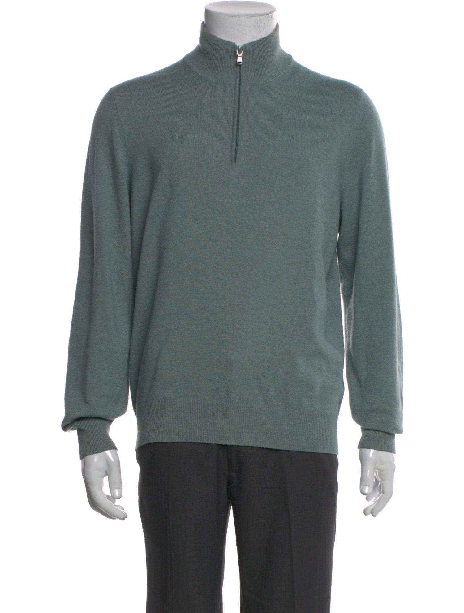 Brunello Cucinelli Cashmere Turtleneck Polo Sweater