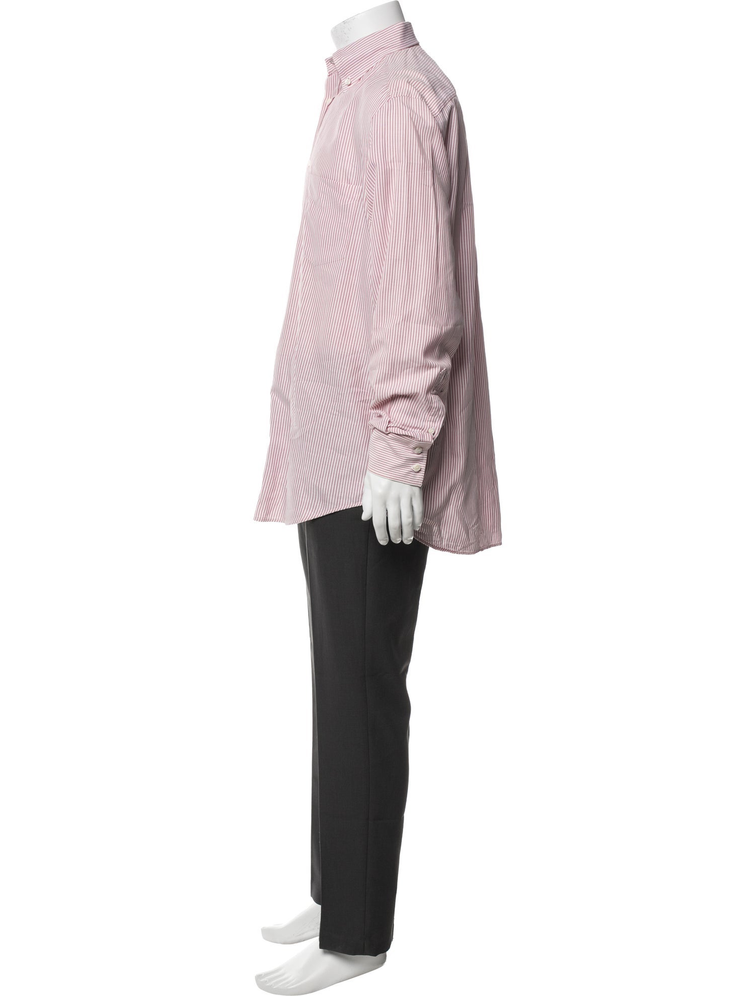 Brunello Cucinelli Striped Long Sleeve Shirt