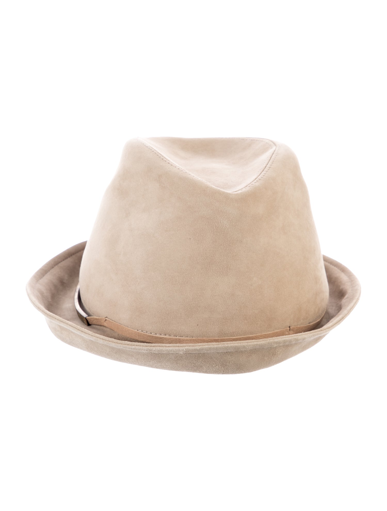 Brunello Cucinelli Suede Fedora Hat