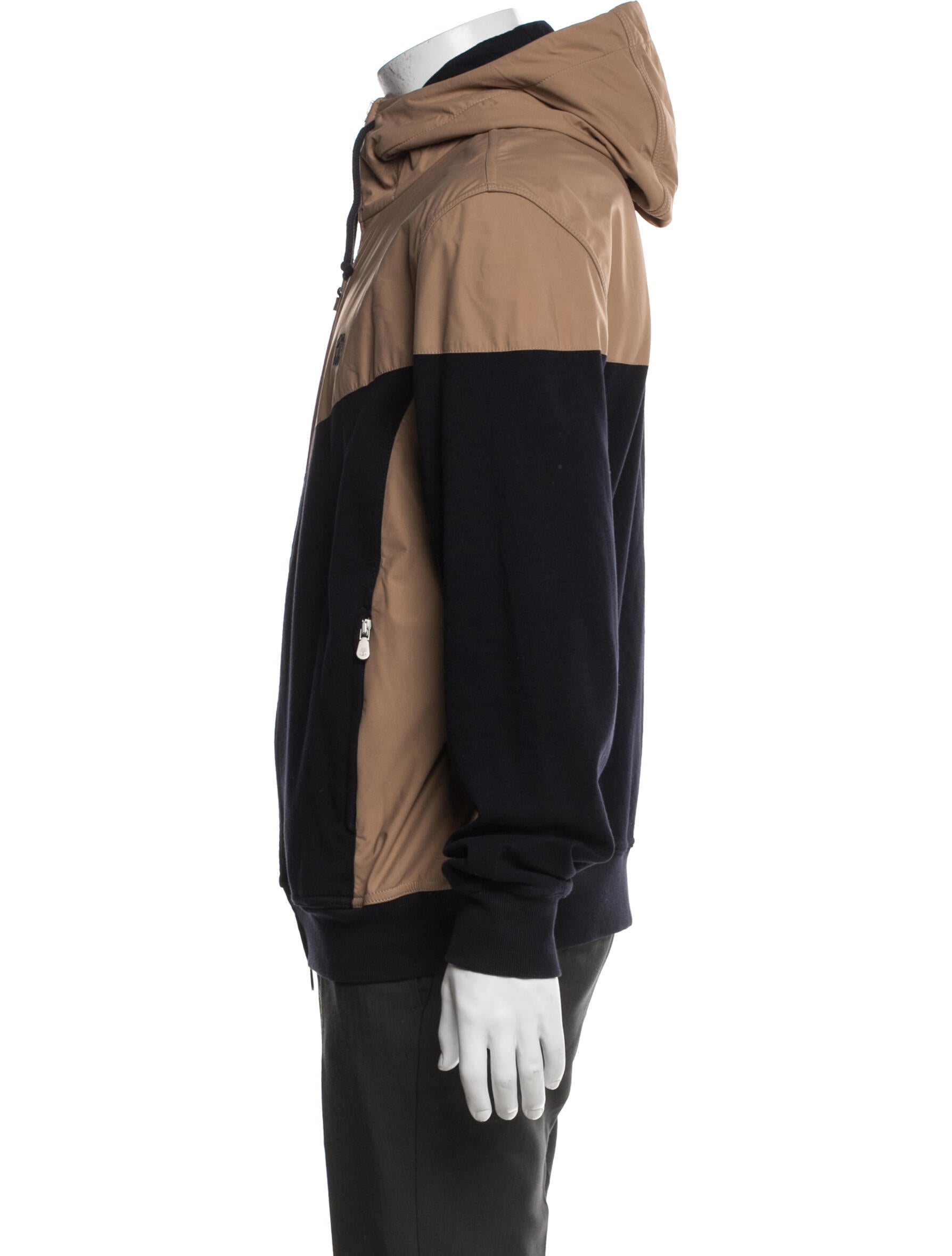 Brunello Cucinelli Colorblock Pattern Windbreaker