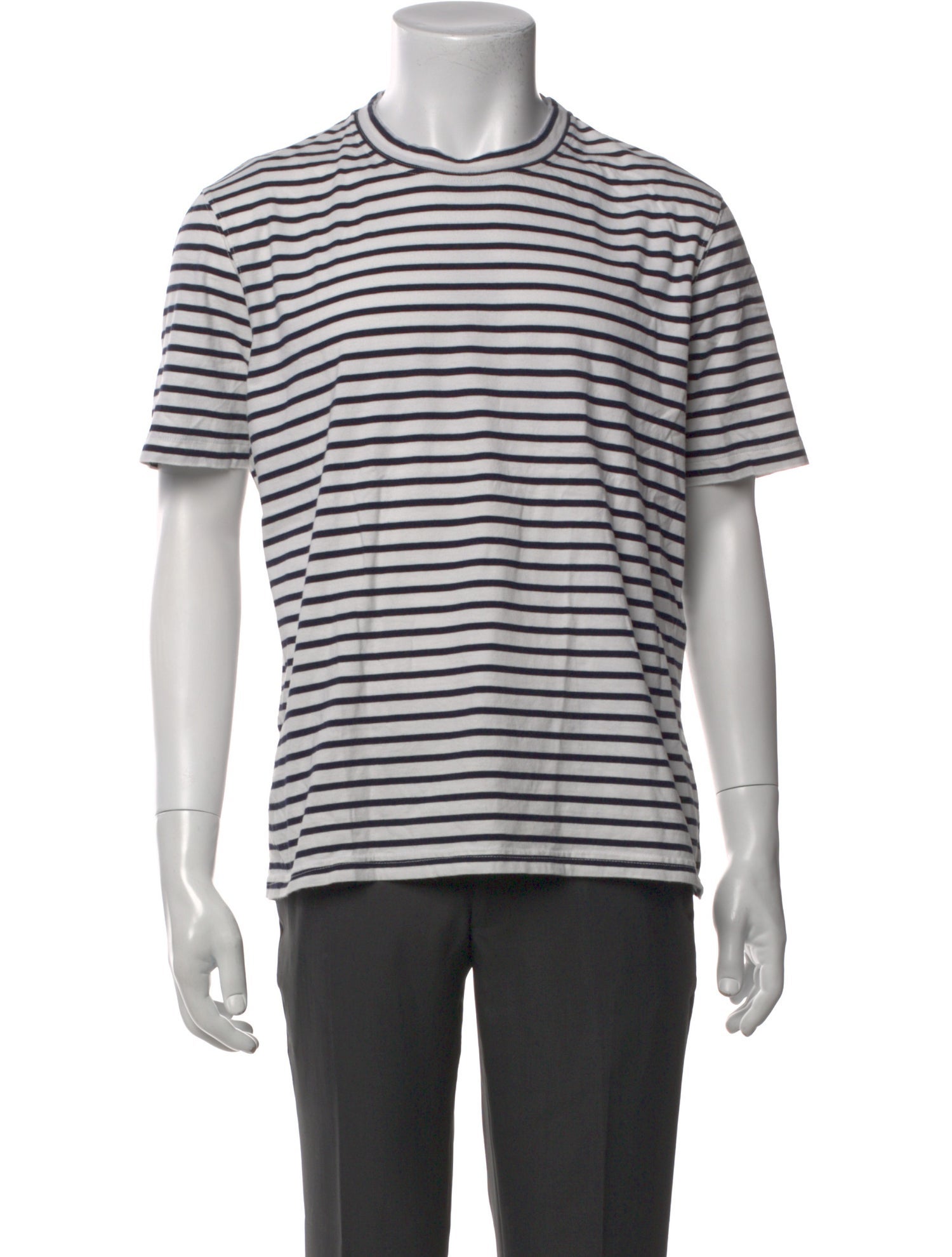 Brunello Cucinelli Striped Crew Neck T-Shirt