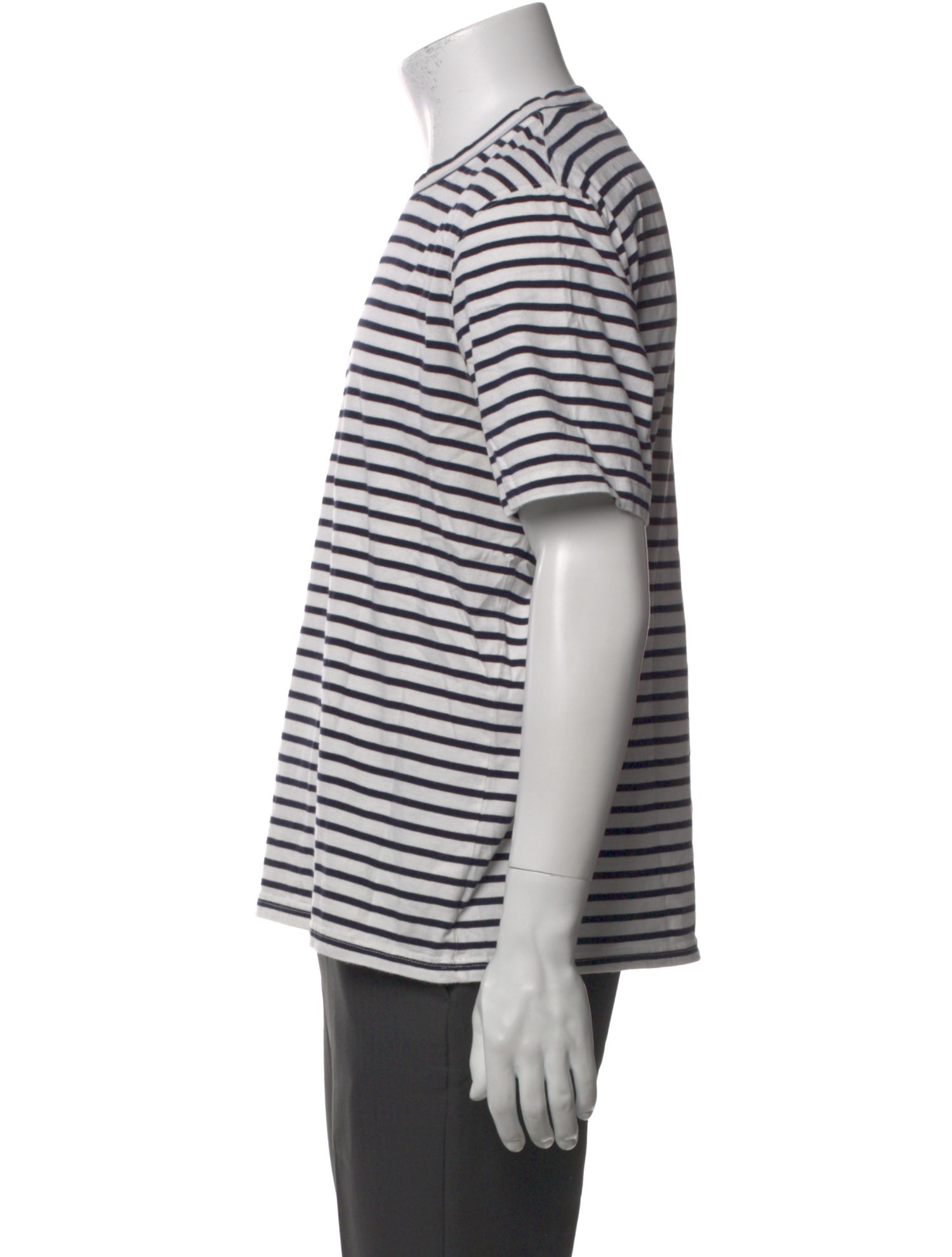 Brunello Cucinelli Striped Crew Neck T-Shirt