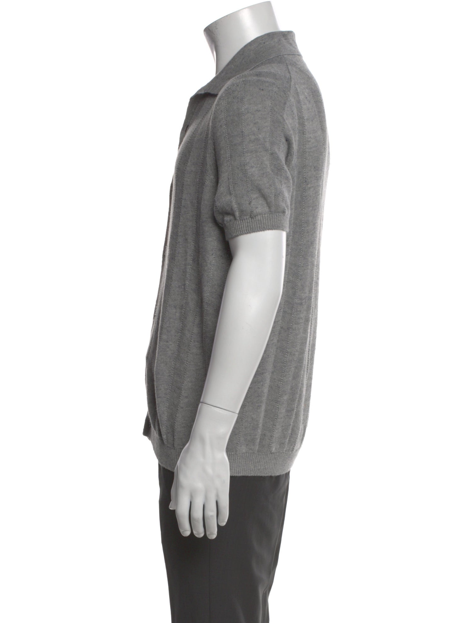 Brunello Cucinelli Linen Short Sleeve Shirt