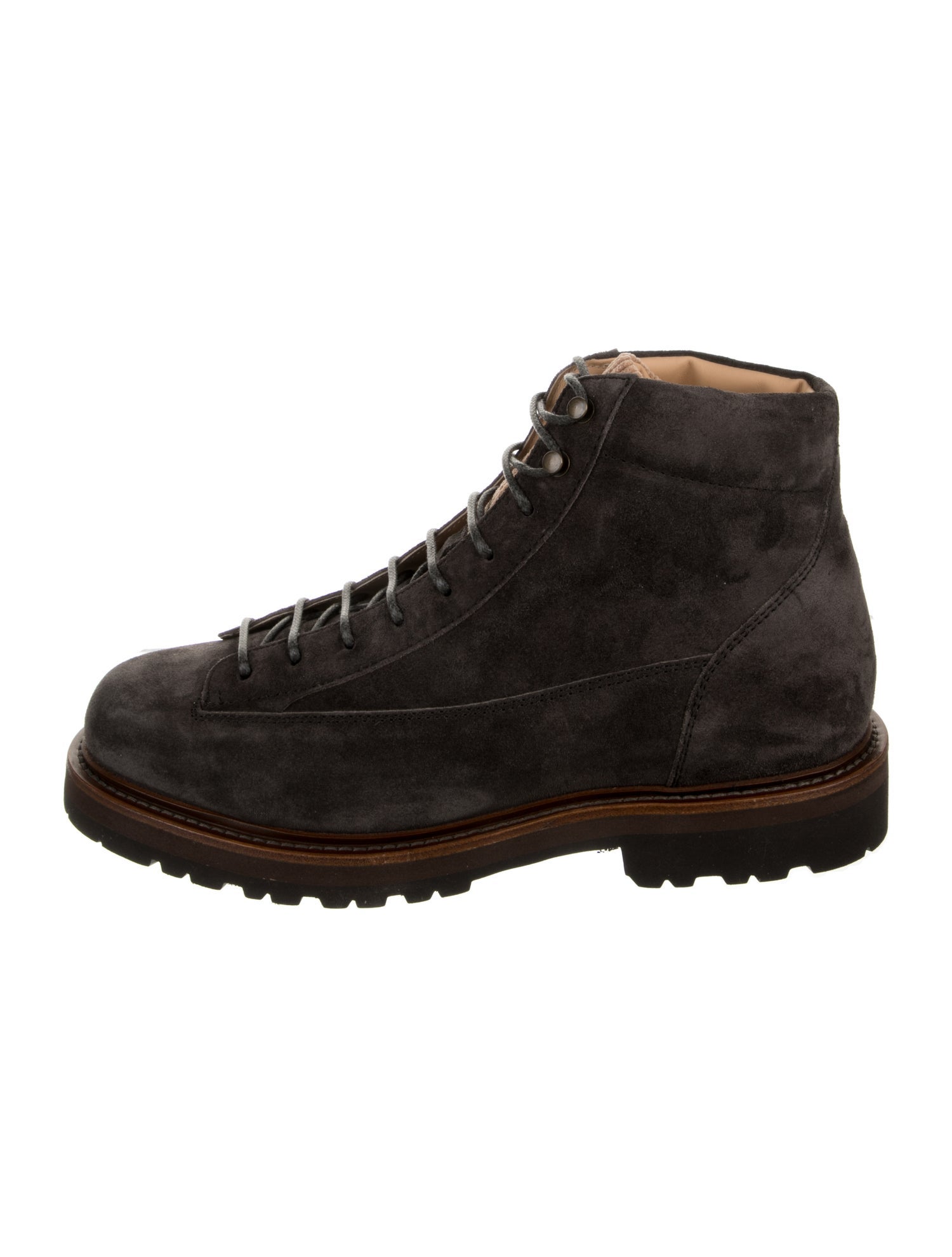 Brunello Cucinelli Suede Hiking Boots
