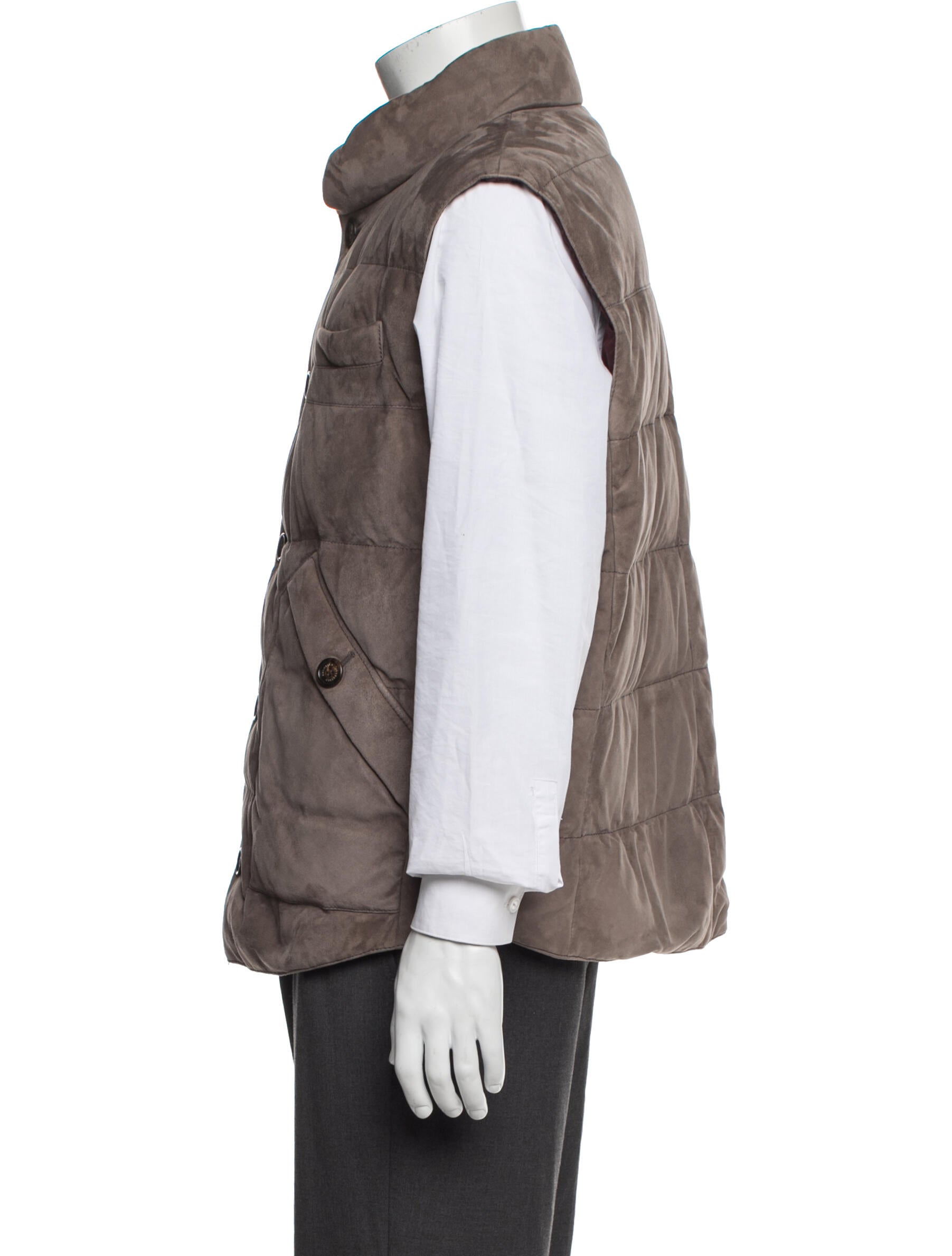 Brunello Cucinelli Leather Vest