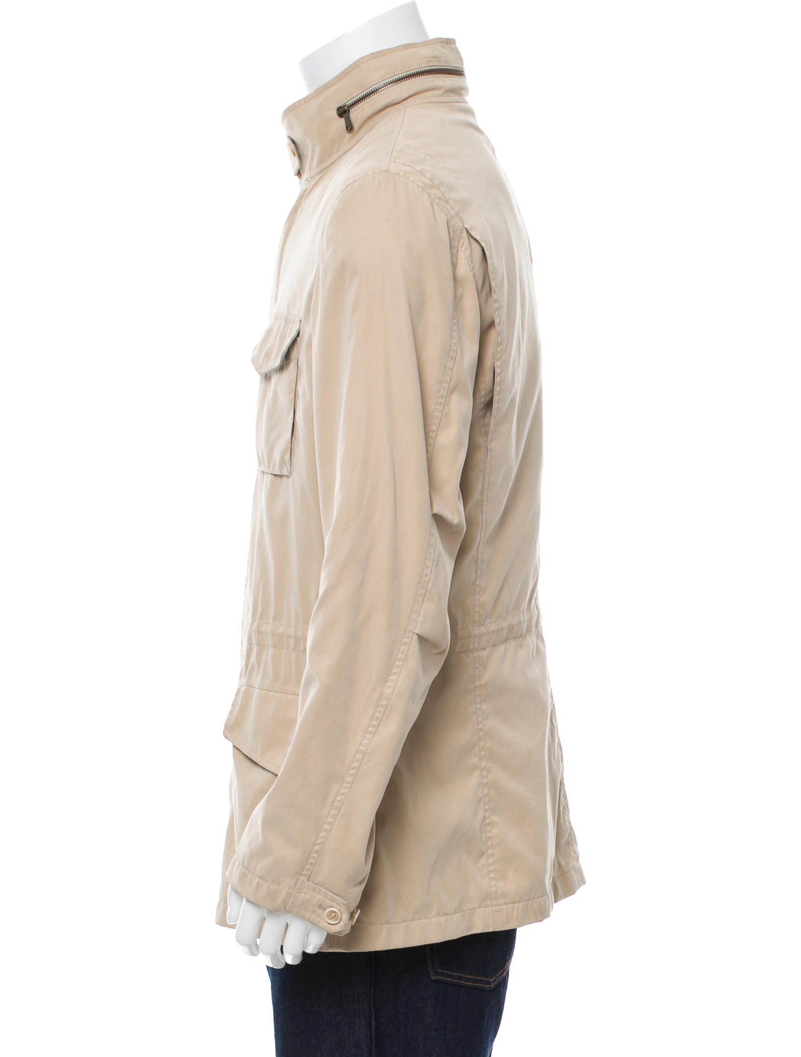 Brunello Cucinelli Mock Neck Field Jacket