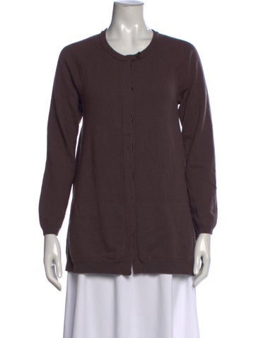 Pre-owned Brunello Cucinelli Cashmere Crew Neck Sweater In Brown