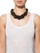Brunello Cucinelli Bronzite Bead Collar Necklace