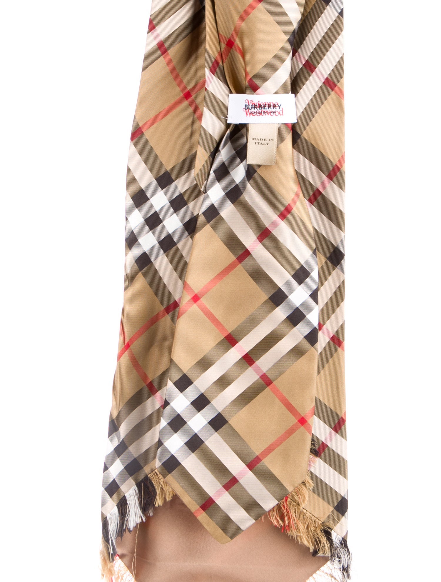 Burberry x Vivienne Westwood Silk Pattern Tie w/Tags
