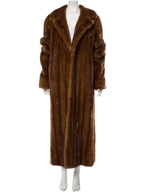 Bisang Couture Fur Coat Brown