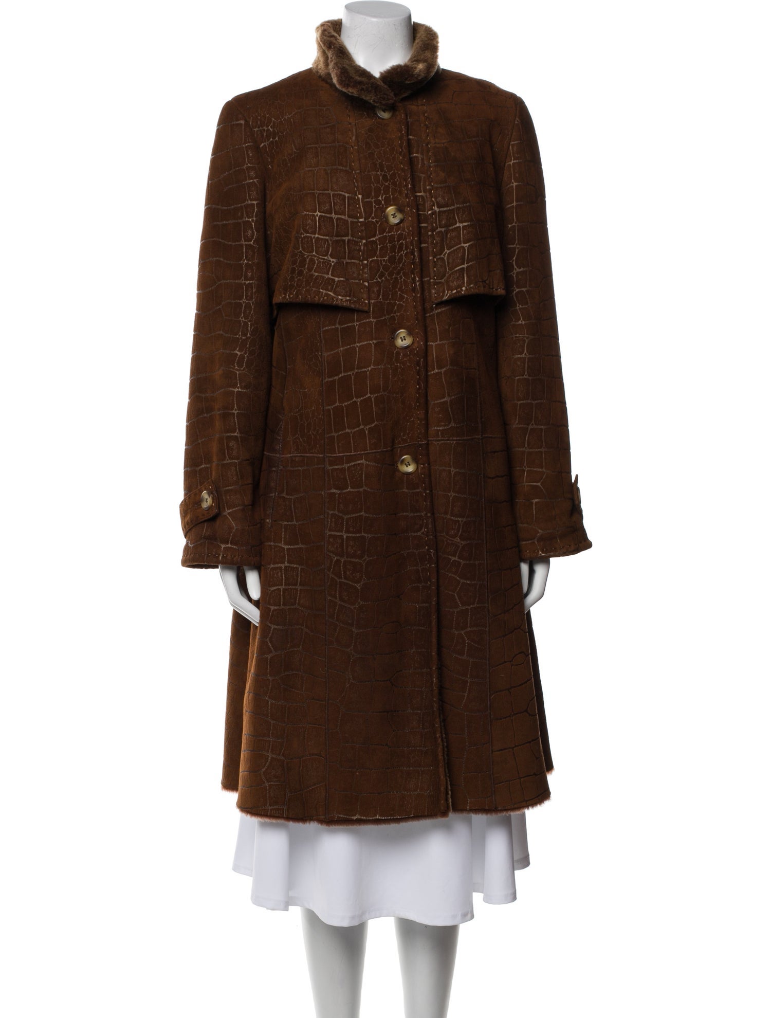 Bisang Couture Lambskin Faux Fur Coat