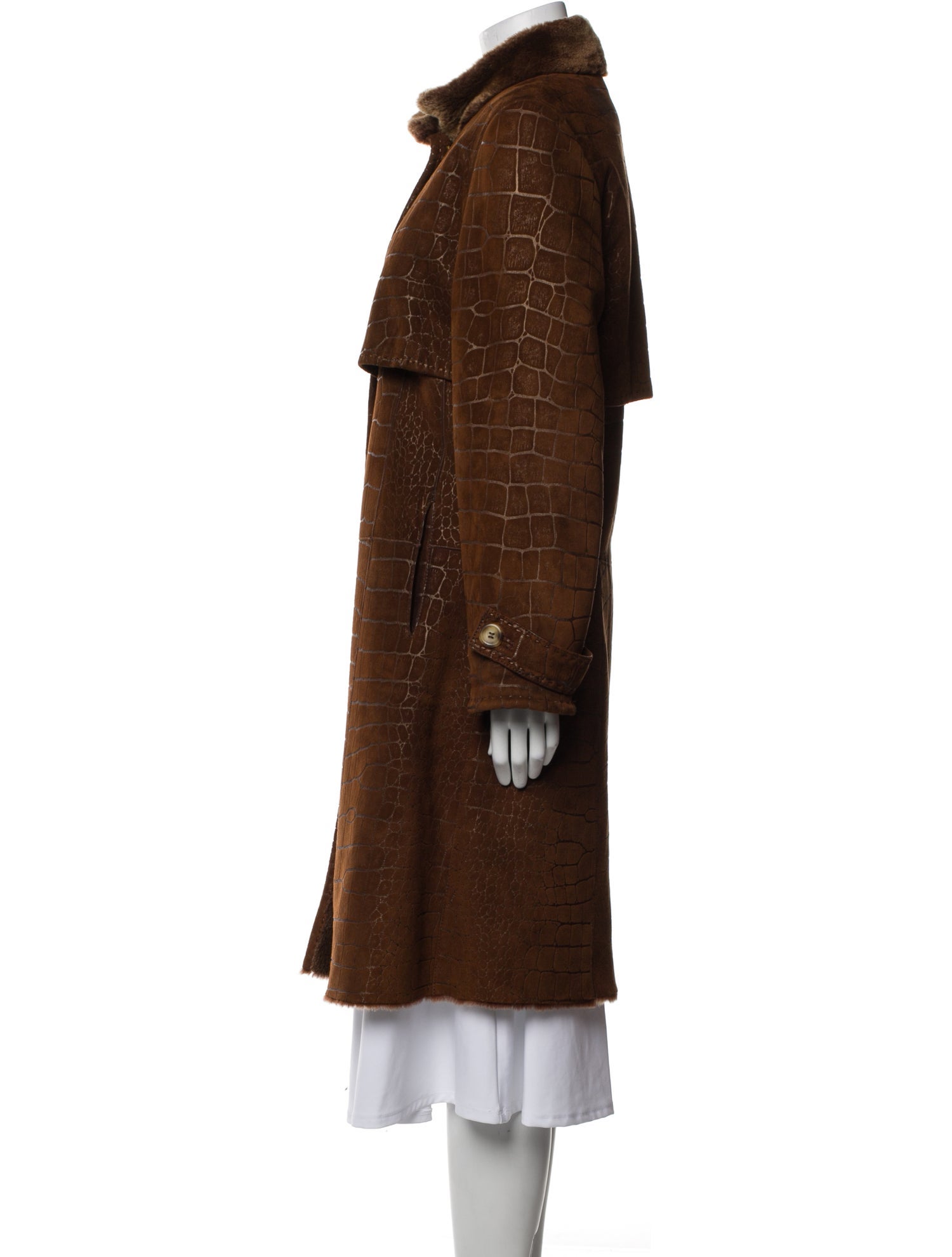 Bisang Couture Lambskin Faux Fur Coat