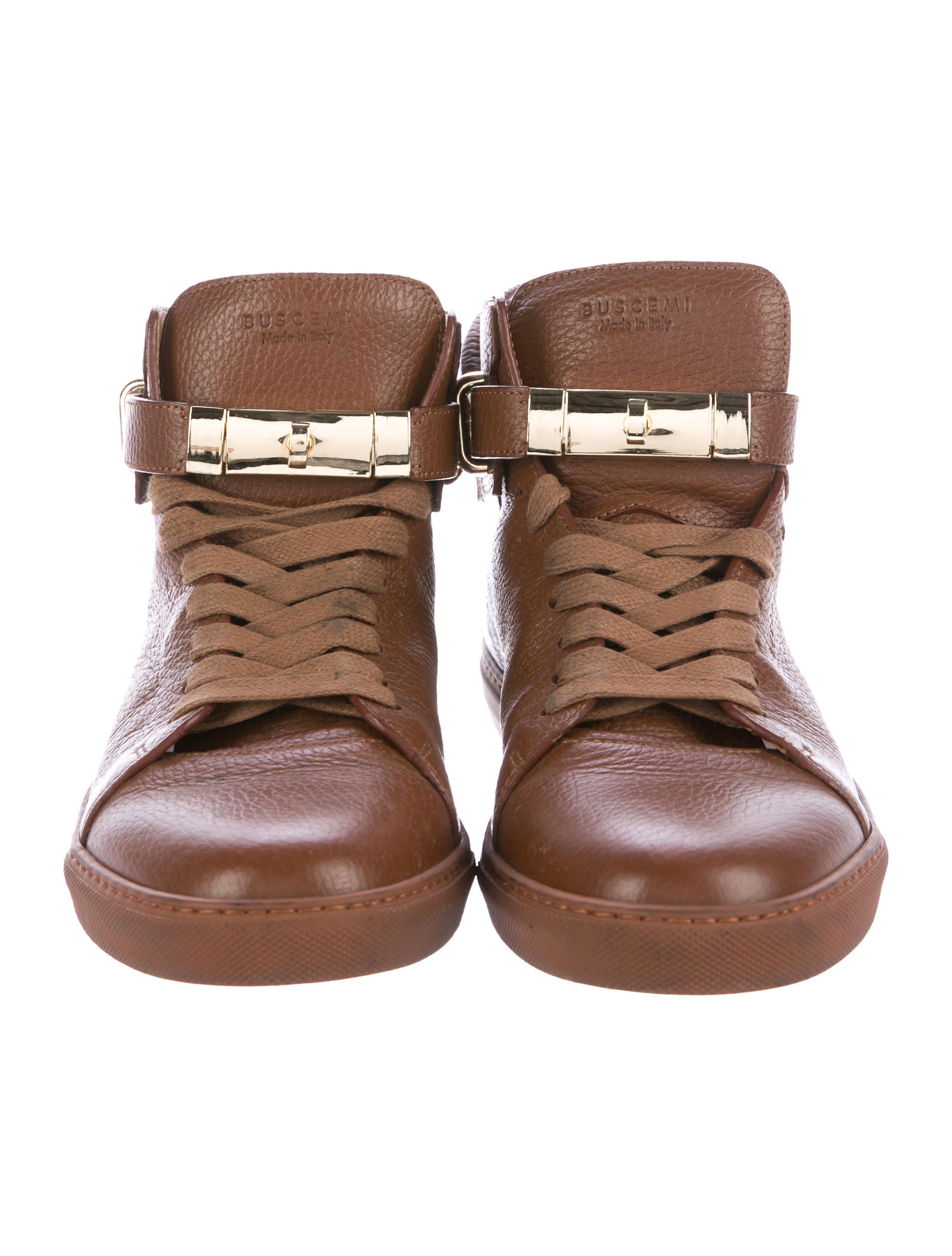 Buscemi 110MM Leather Sneakers Shoes BSI20459 The