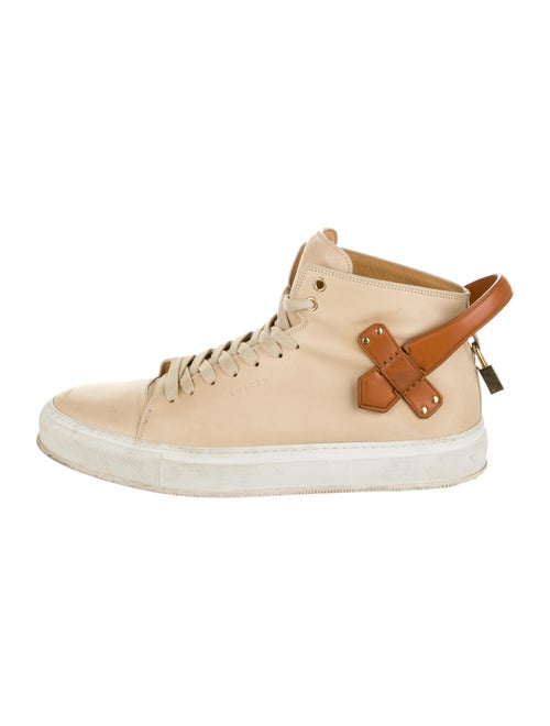 Buscemi Leather High-Top Sneakers