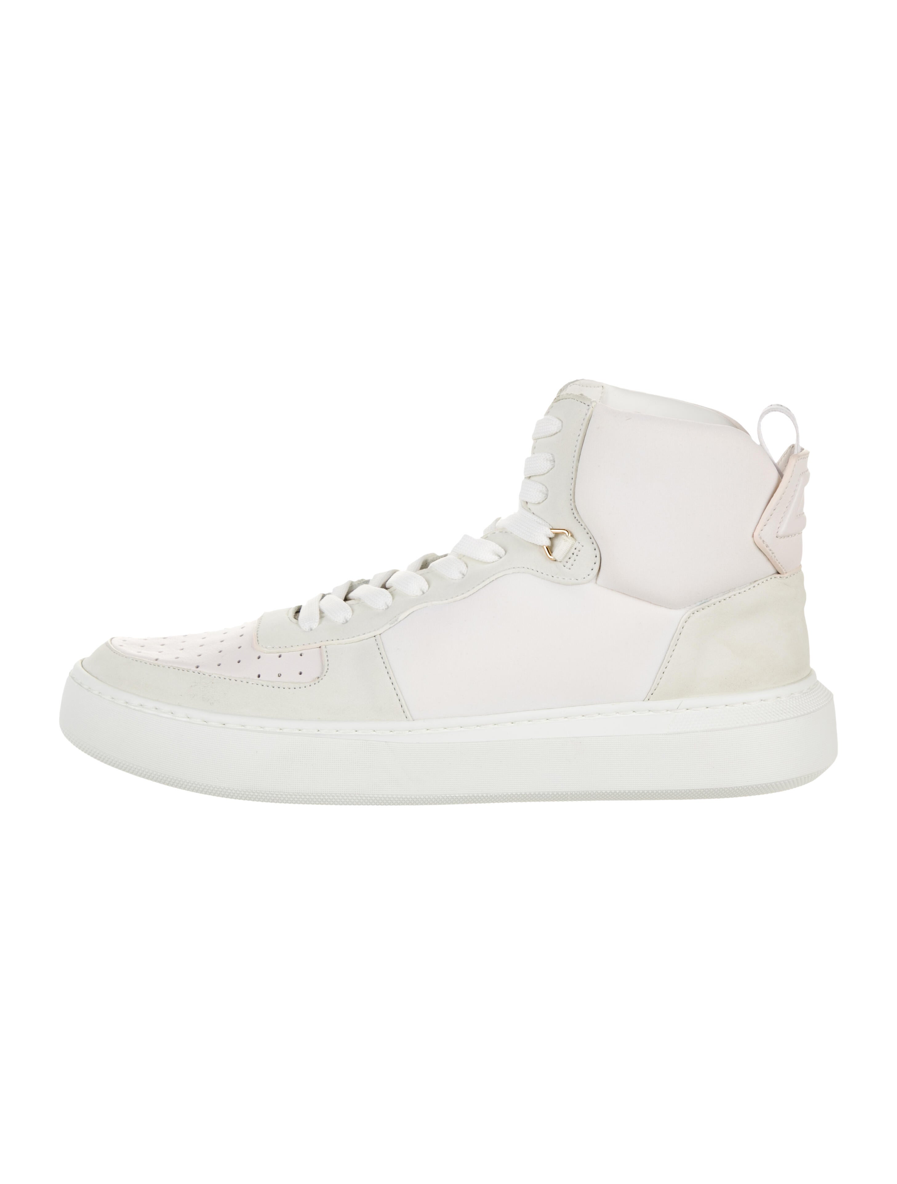 buscemi men's uno leather sneakers