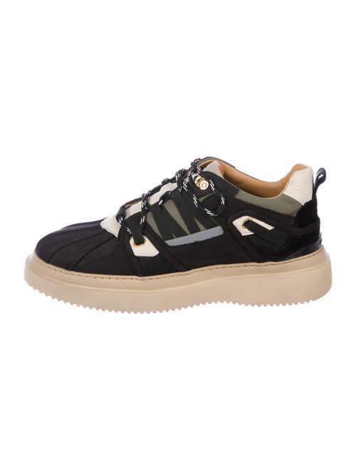 Buscemi Nubuck Printed Sneakers Black
