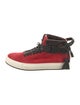 Buscemi Suede Colorblock Pattern Sneakers