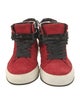 Buscemi Suede Colorblock Pattern Sneakers