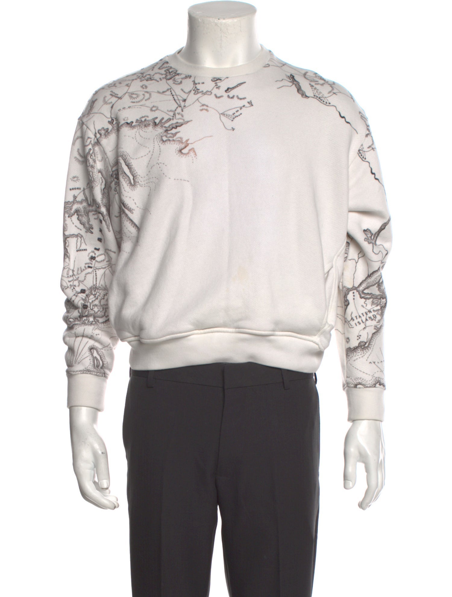 Buscemi Printed Crew Neck Sweatshirt