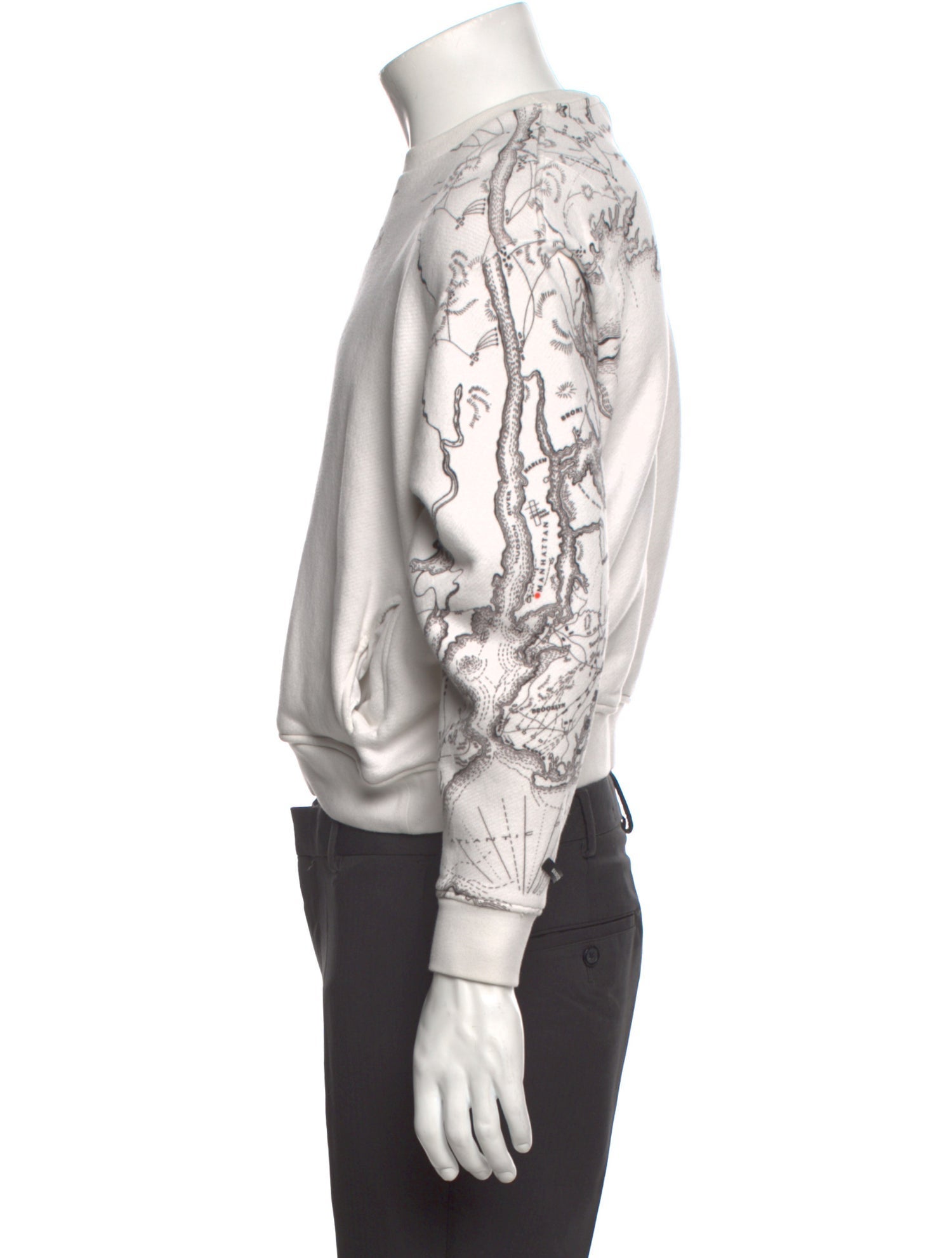 Buscemi Printed Crew Neck Sweatshirt