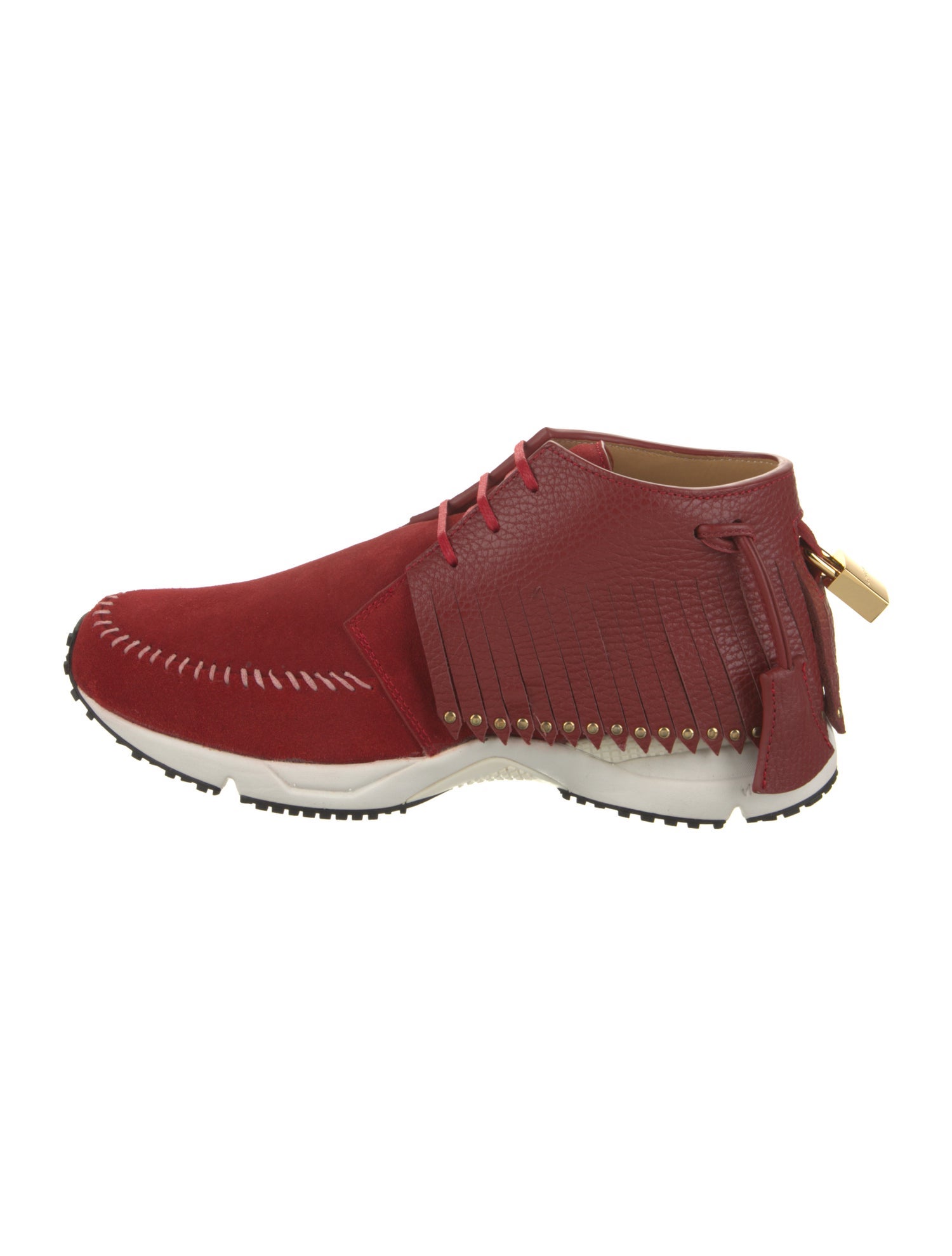 Buscemi Suede Studded Accents Sneakers