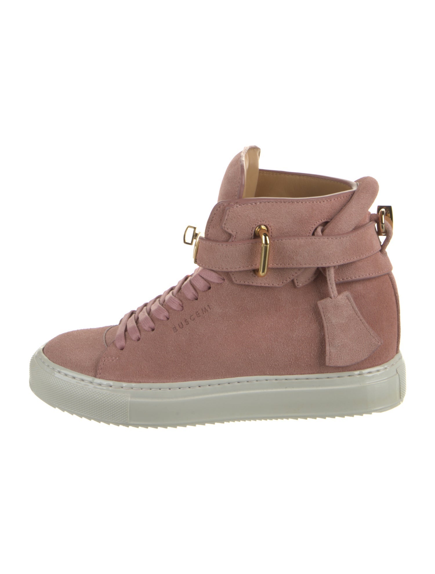 Buscemi Suede Wedge Sneakers