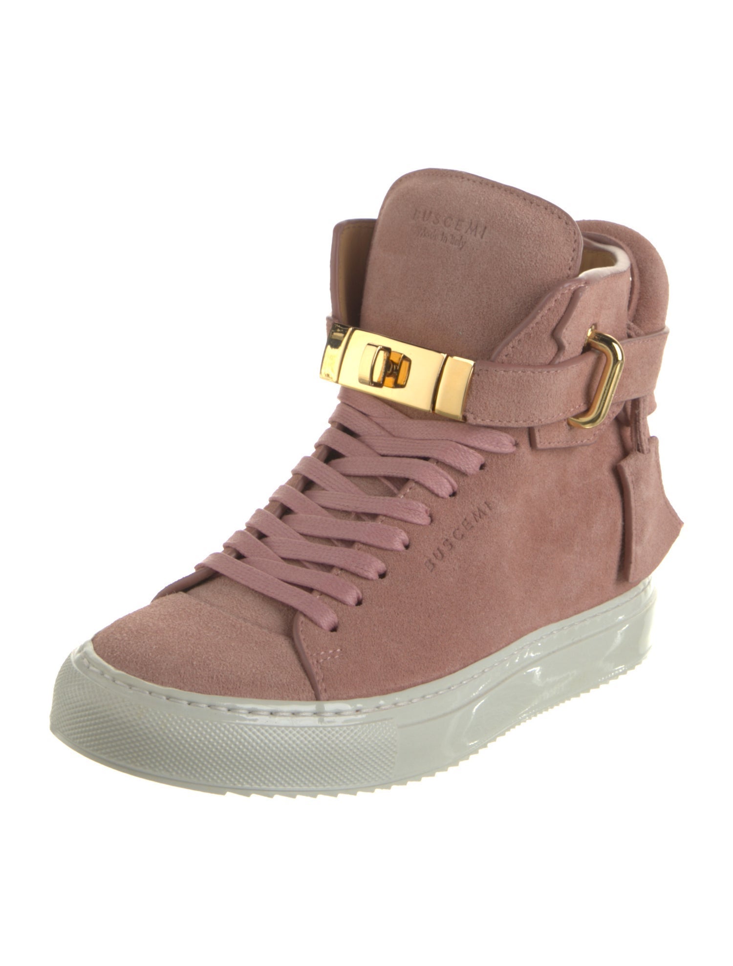 Buscemi Suede Wedge Sneakers
