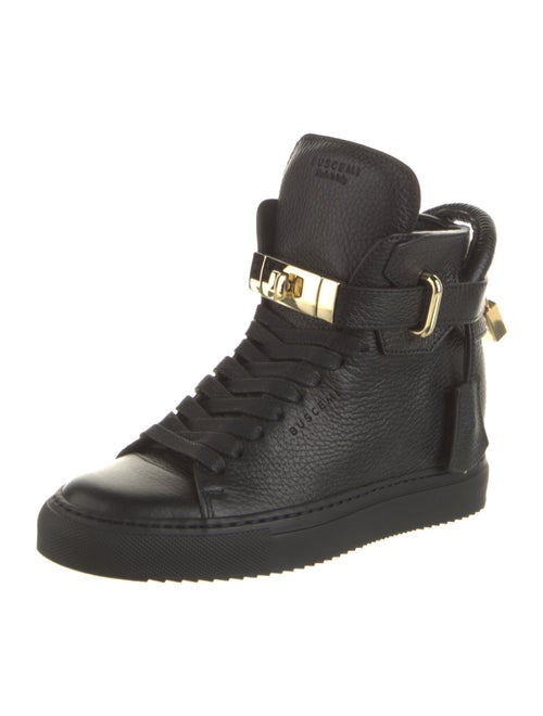 Buscemi Leather Wedge Sneakers