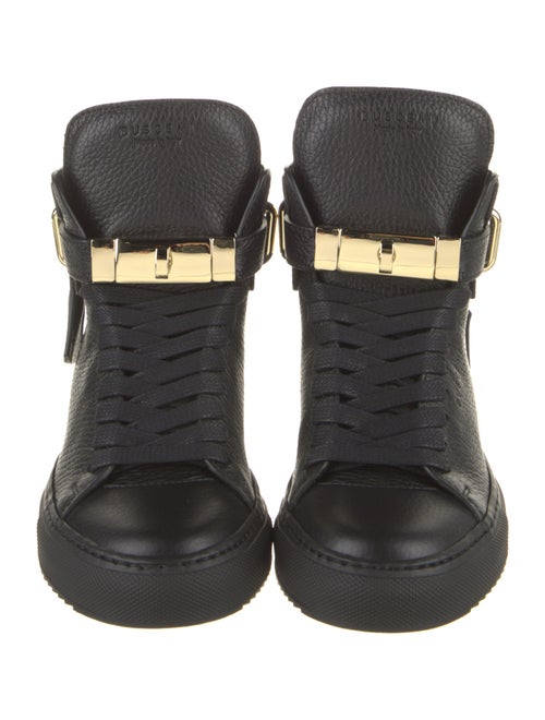 Buscemi Leather Wedge Sneakers