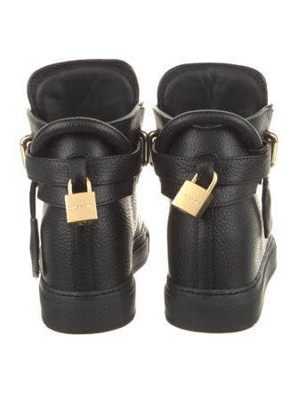 Buscemi Leather Wedge Sneakers