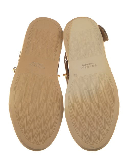 Buscemi Patent Leather Wedge Sneakers