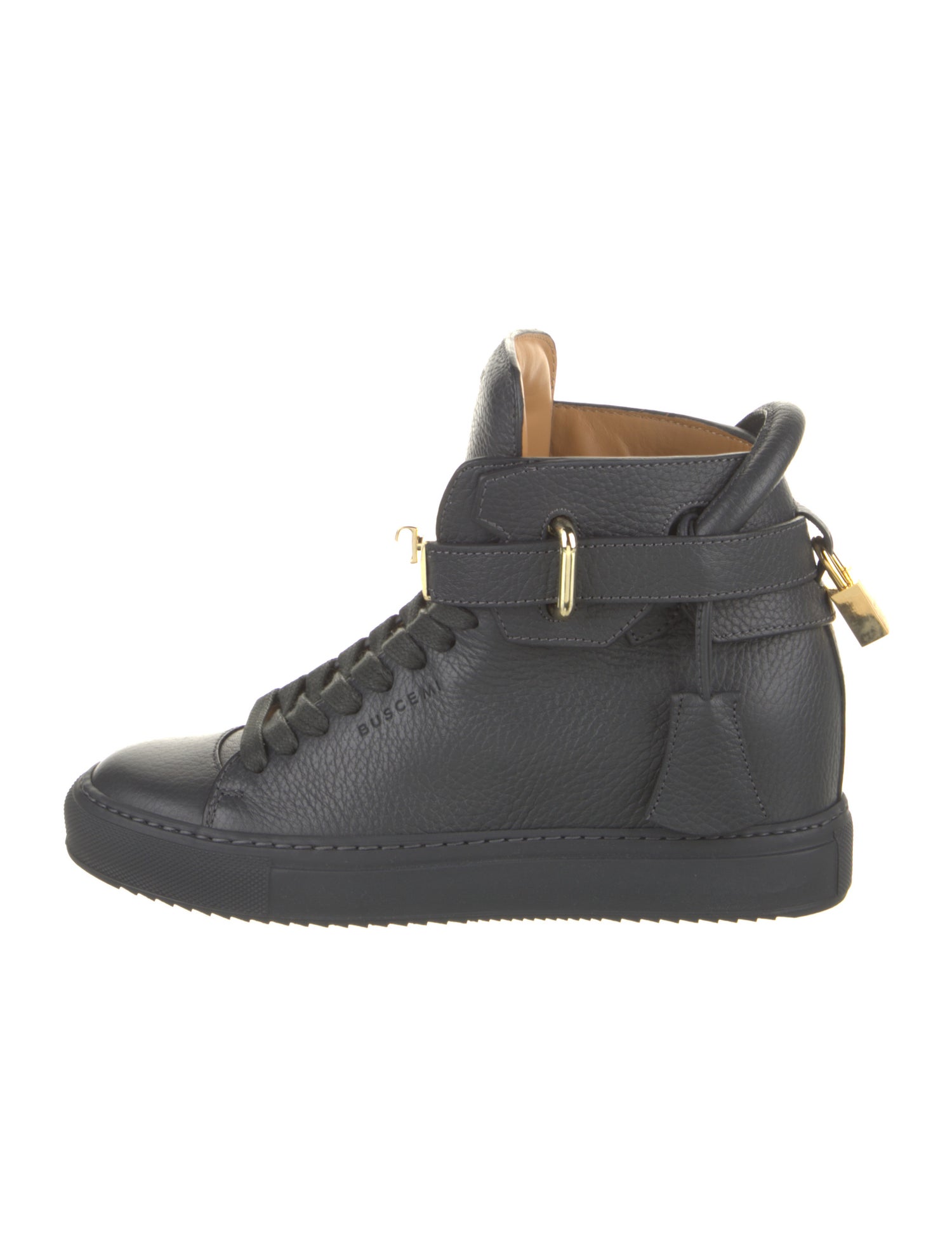 Buscemi Leather Wedge Sneakers