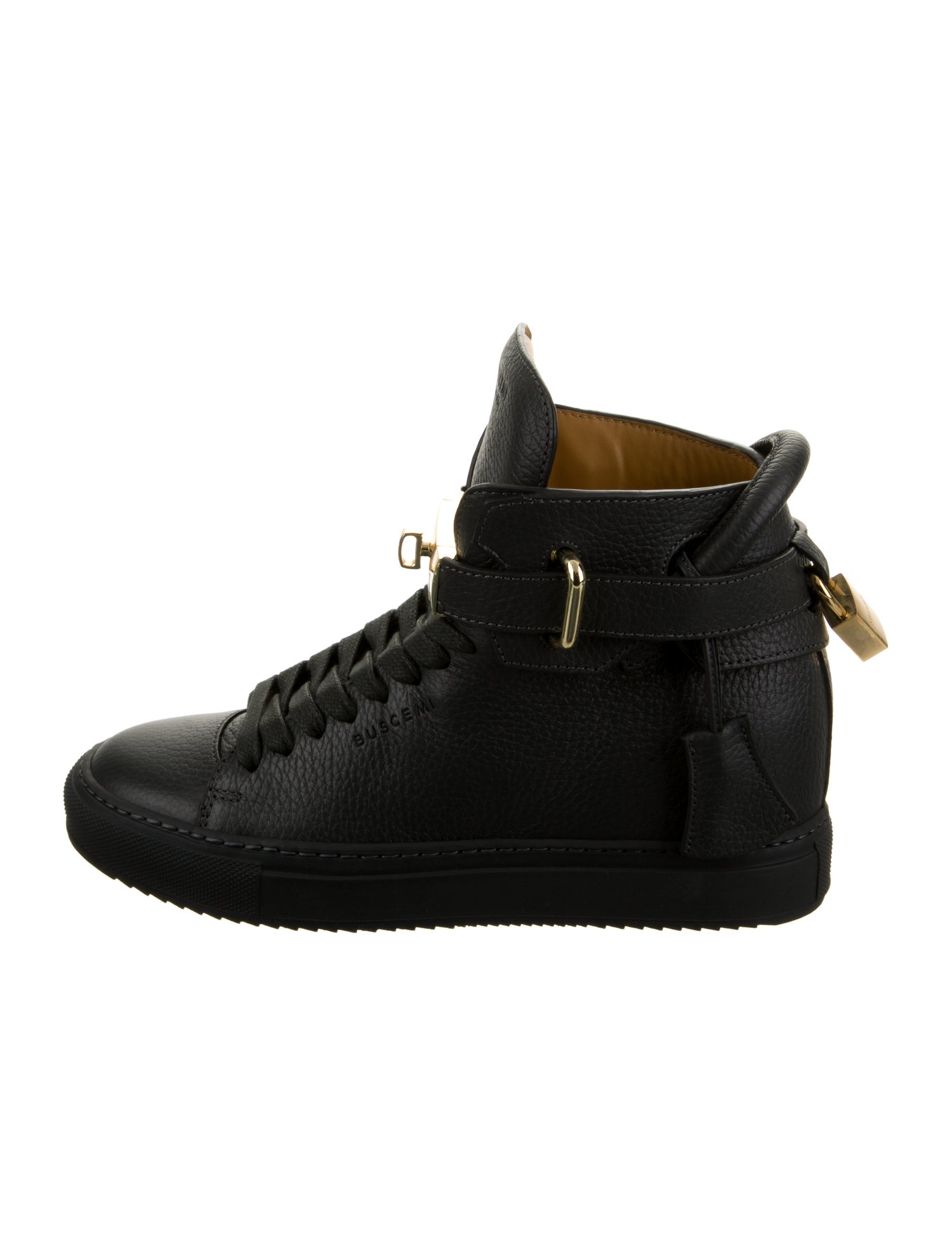 Buscemi Leather Wedge Sneakers
