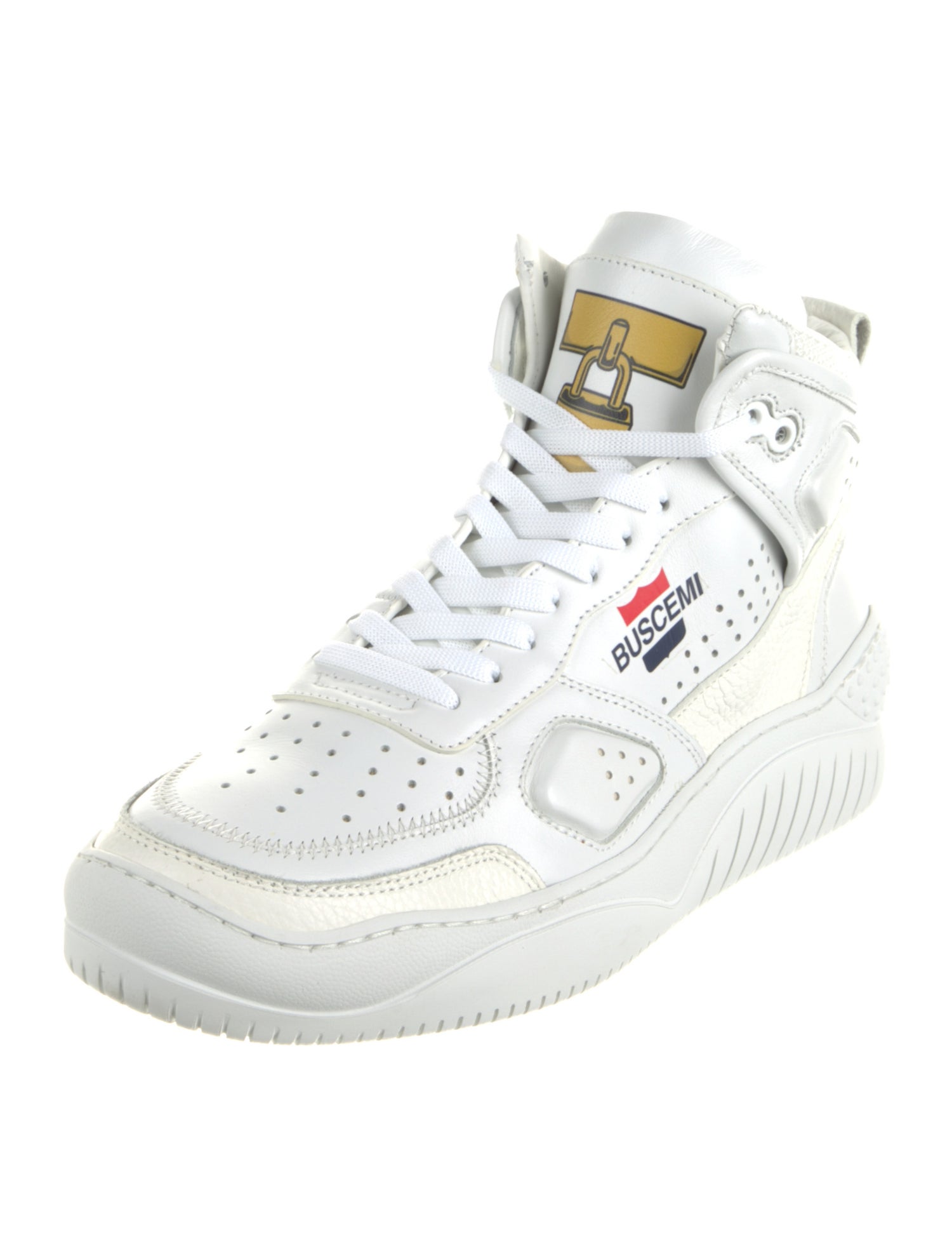 Buscemi Leather Printed Sneakers