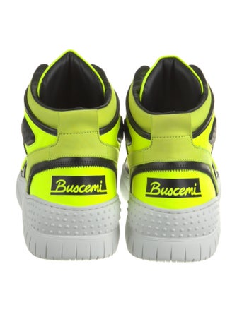 Buscemi Leather Printed Sneakers
