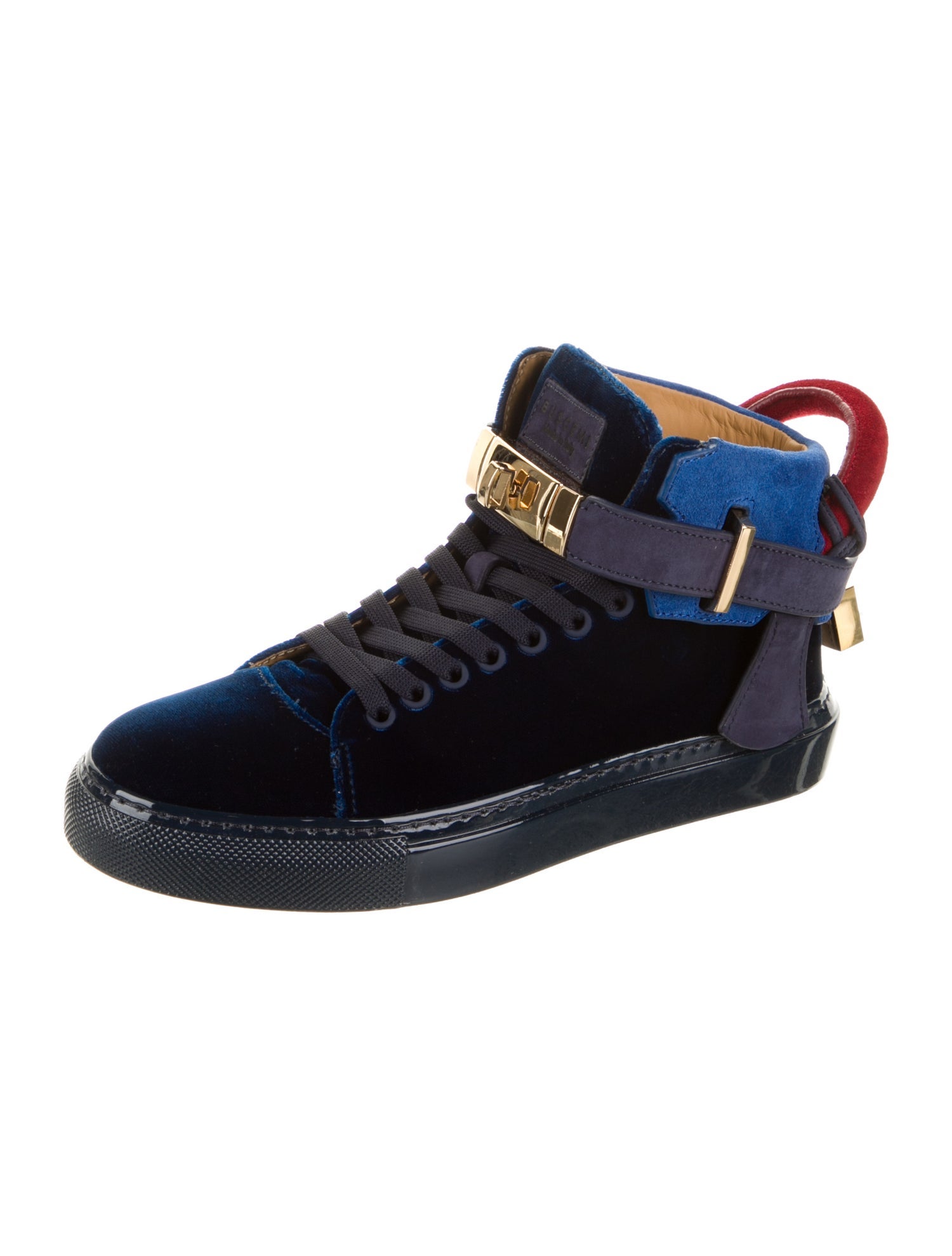 Buscemi Velvet Printed Sneakers