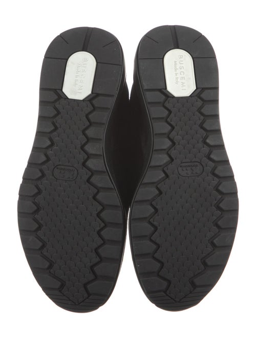 Buscemi Suede Faux Fur Trim Boots