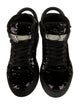Buscemi Sequins Leather Trim Embellishment Sneakers