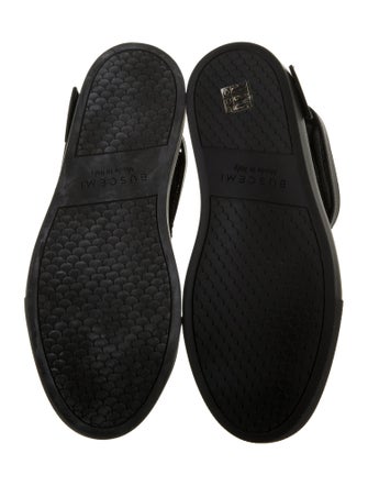 Buscemi Sequins Leather Trim Embellishment Sneakers