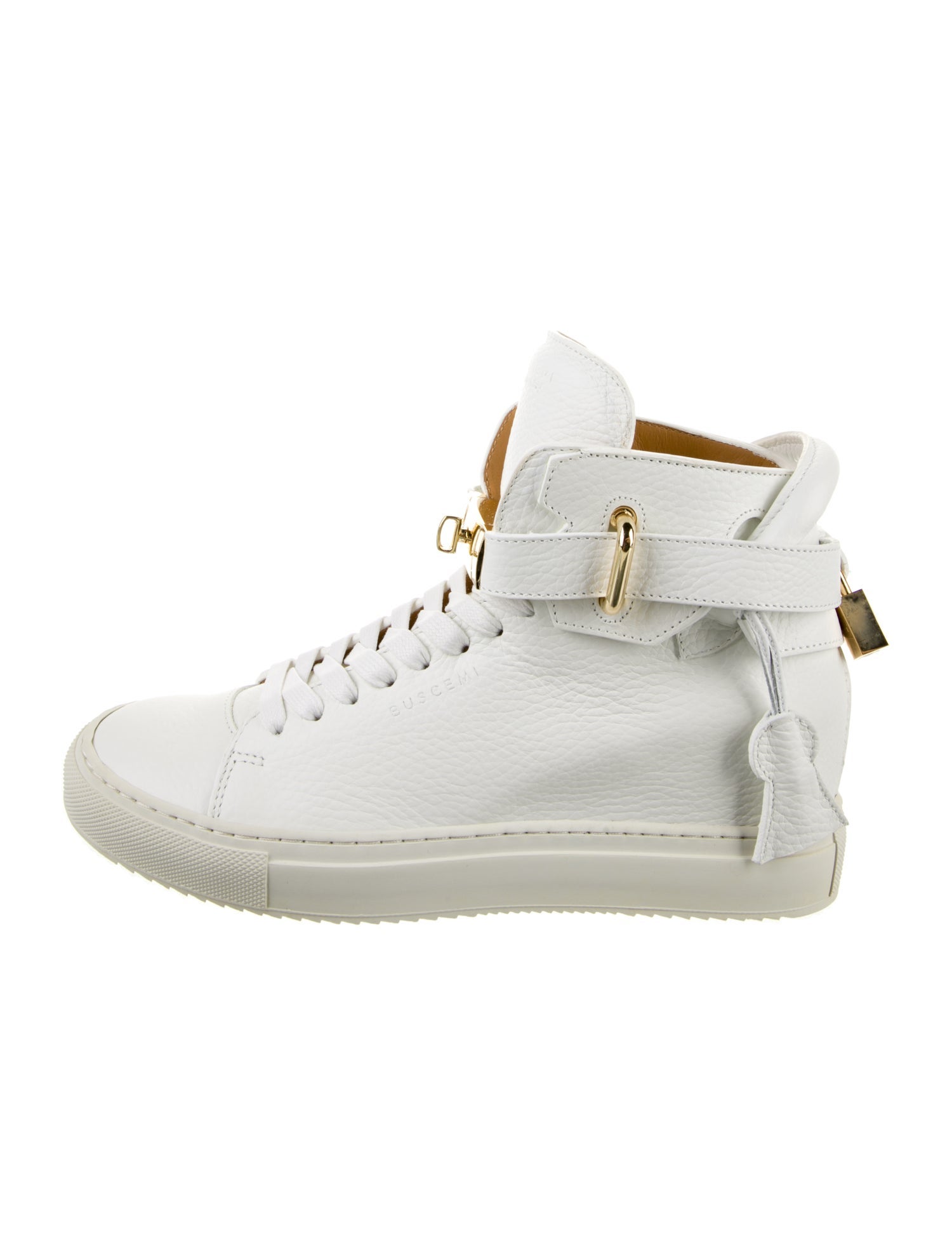 Buscemi Leather Wedge Sneakers