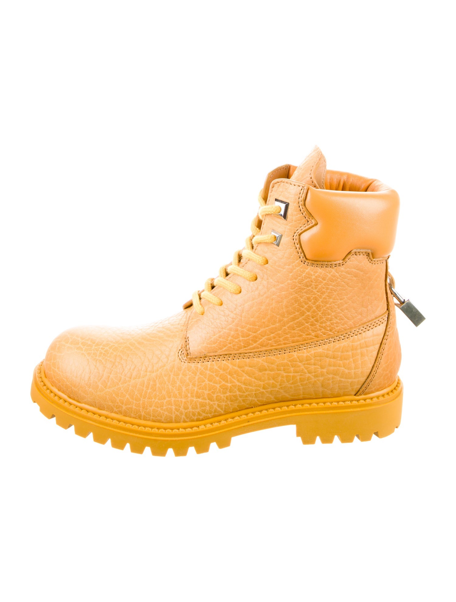 Buscemi Leather Combat Boots