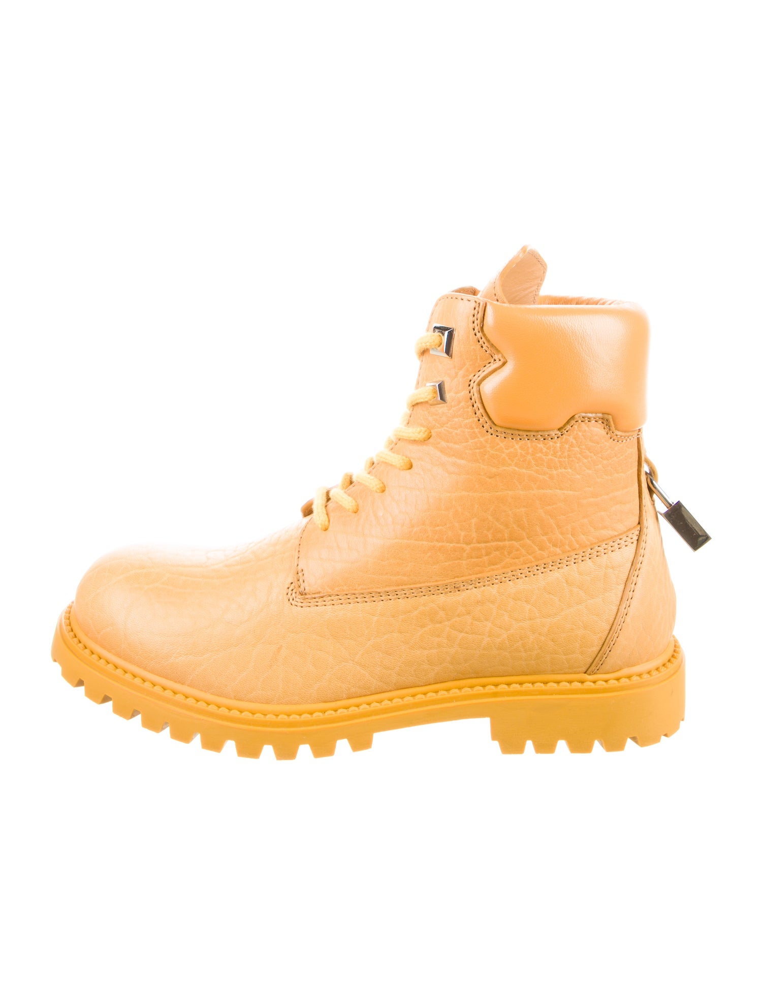 Buscemi Leather Combat Boots