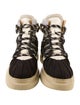 Buscemi Suede Colorblock Pattern Hiking Boots