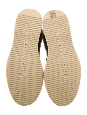 Buscemi Suede Colorblock Pattern Hiking Boots